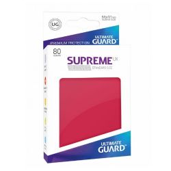 PROTÈGE CARTES ROUGE 80UN